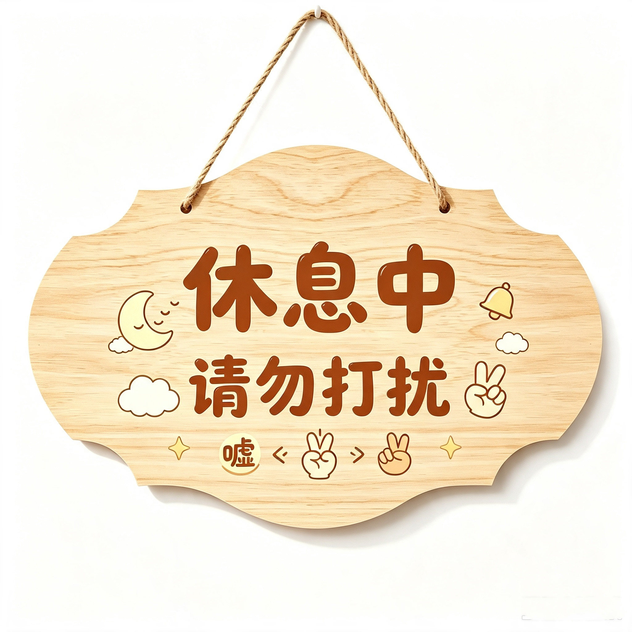 创意休息中请勿打扰挂牌工作学习会议上课直播护理中勿扰标识牌门