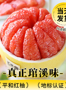 红心柚子10斤蜜柚葡萄非三红肉福建平和叶琯溪新鲜水果应当季整箱