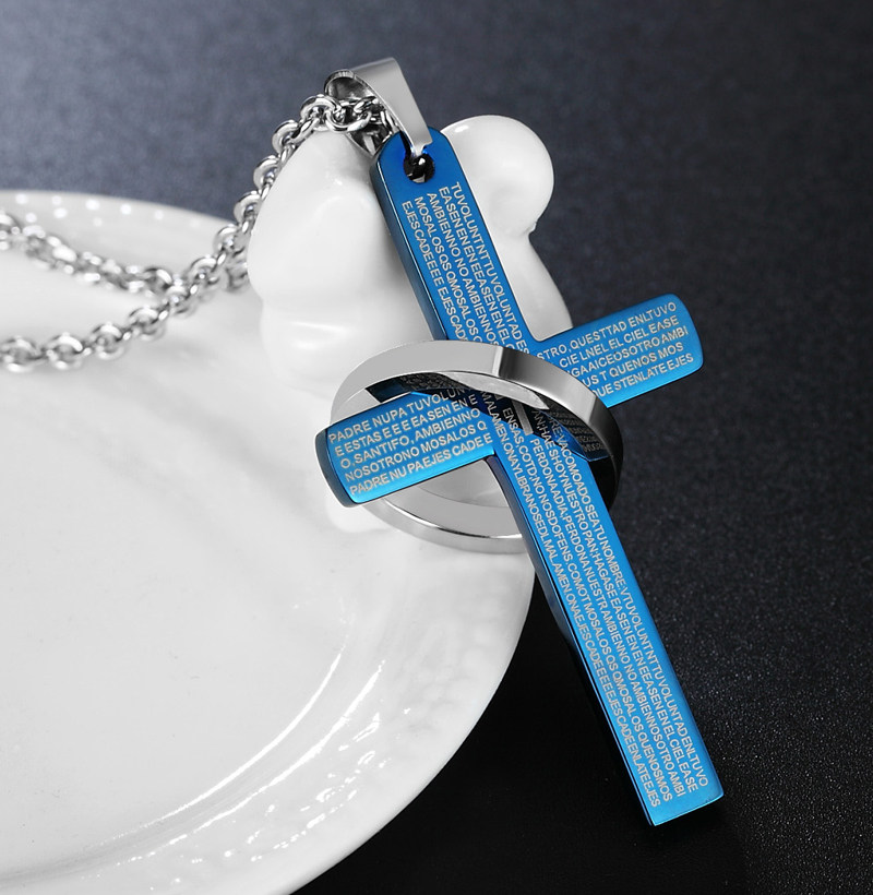cross Necklace man Pendant Titanium Korean Edition Simplicity Trendsetter Schoolboy Pendant chain personality With accessoriesin the Accessories/Fashion Jewelry, Necklace  category - from Buy2taobao.com to provide professional Taobao agent buy service
