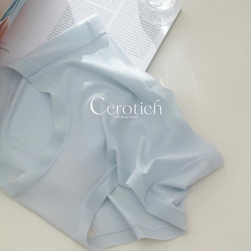 cerotich莫代尔女士裸感软舒适2025纯色三角裤四季薄内裤中腰无痕