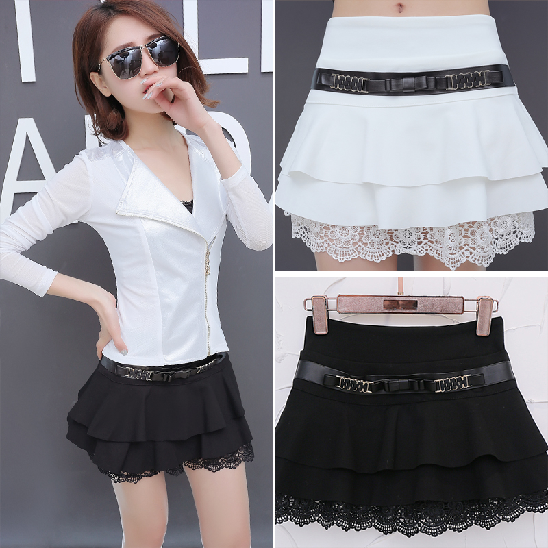 百褶裙短裙高腰防走光女夏2019超短半身裙包臀蕾丝网纱花边蓬蓬裙|msdalam kategori Butik wanita / wanita, skirt - dari Buy2taobao.com untuk memberikan perkhidmatan ejen Taobao profesional membeli