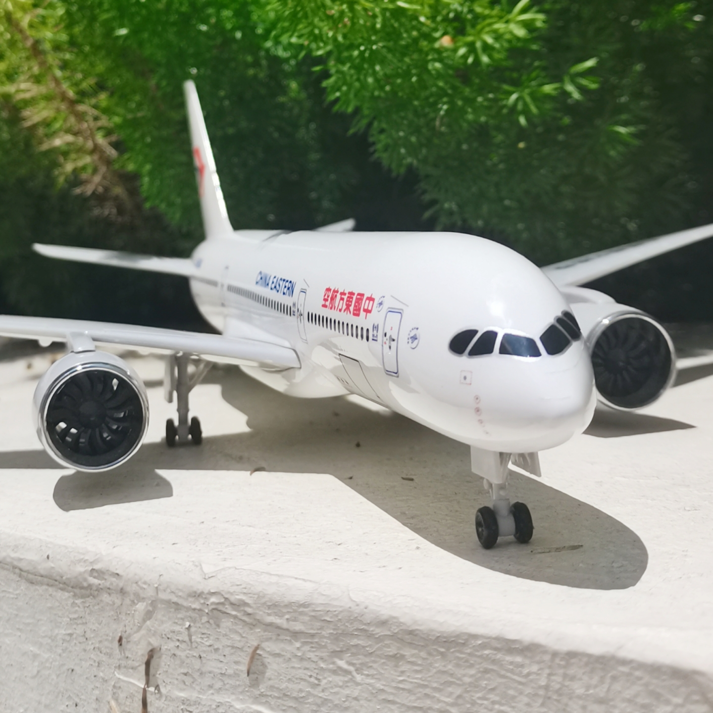 A350客机合金仿真飞机模型