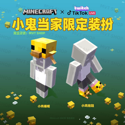 我的世界 Minecraft 基岩版 小鬼当家 小鸡 限定装扮 兑换码