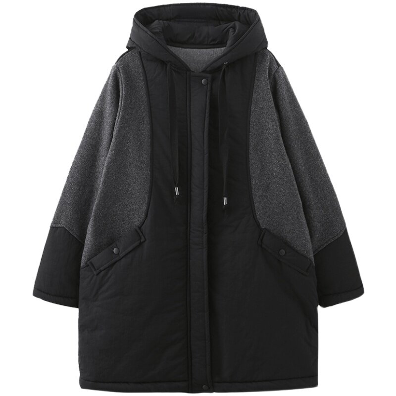 2024冬棉衣中长款加厚加棉保暖棉服279款,女装棉衣/棉服,秋牧寒烟