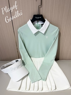 高尔夫套装 高尔夫服装 女韩版 高尔夫长袖 女裙速干透气网球服 女秋款