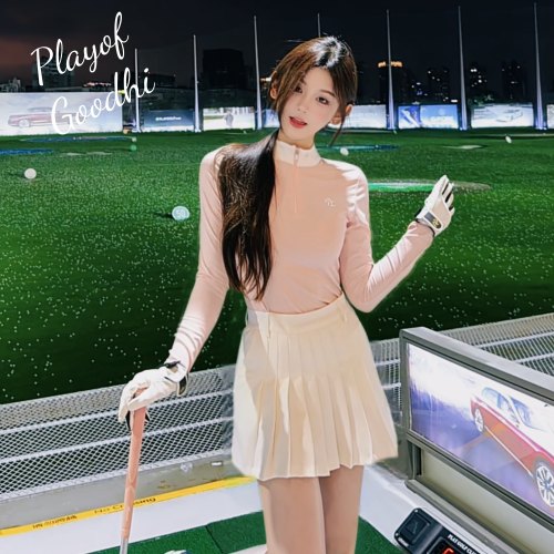 PLAYOFGOODHI服装女夏韩版套装女韩版显瘦女裙网球服高尔夫长袖