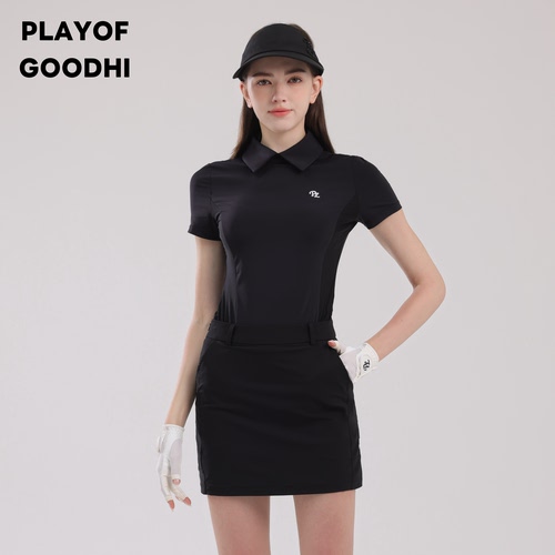 26新款高尔夫服装女夏季速干透气高尔夫套装短袖女显瘦高尔夫女裙