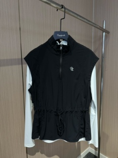 高尔夫服装女春夏高尔夫马甲女防风保暖显瘦韩版女款长袖网球服女