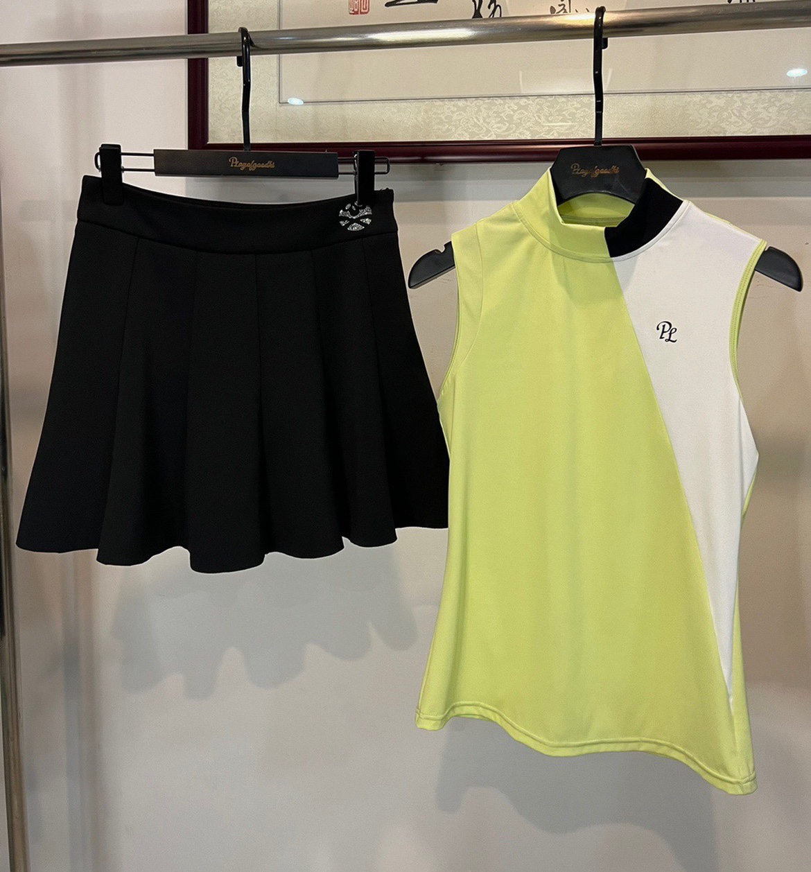 高尔夫服装女韩版高尔夫短袖女显瘦修身高尔夫套装女高尔夫裙golf