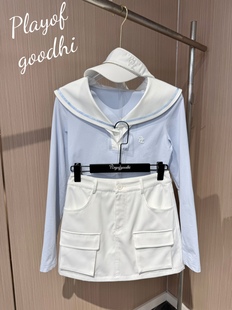 女高尔夫长袖 女速干弹力高尔夫套装 高尔夫裙网球服 高尔夫服装 新款