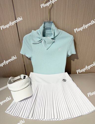 高尔夫服装女韩版高尔夫短袖女高尔夫套装女高尔夫女裙网球服女装
