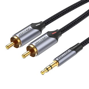 RCA series Weixun dual 3.5mm revolving public BCN audio cab