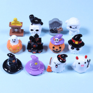 Micro Accessories Halloween Landscape Decoration Pumpkin