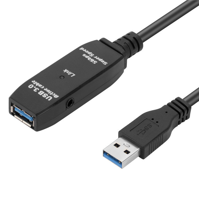 USB3.0延长线公对母带放大芯片 数据线充电线键盘线鼠标线USB延伸