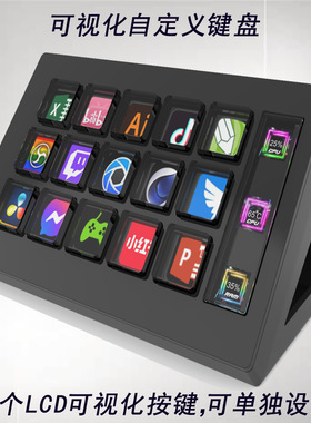 streamdeck/自定义键盘/可视化键盘/桌搭控制台/直播控制台/