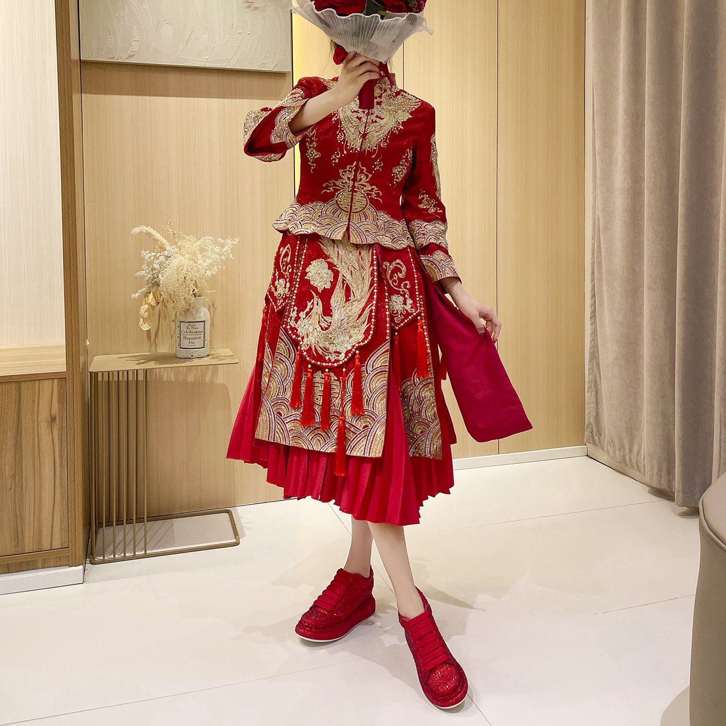 8cm内增高运动休闲厚底红色婚鞋2025新款满钻33码新娘小白鞋女,女鞋,时尚休闲鞋,淘宝优惠券,粉丝福利购,淘宝优惠卷