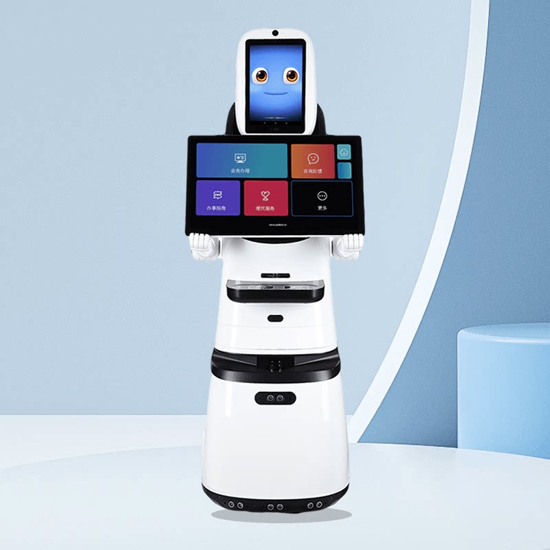 派宝导览机器人x3(高级导航版)政务服务大厅智能迎宾接待业务咨询