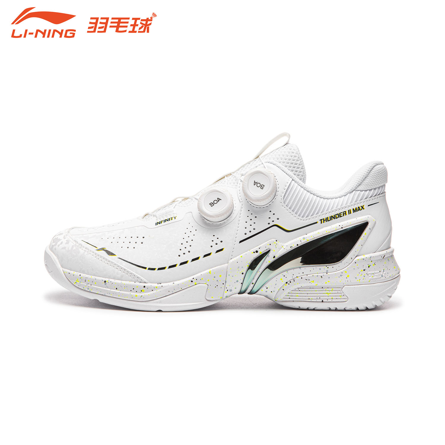 李宁雷霆2MAX羽毛球鞋减震防滑图片