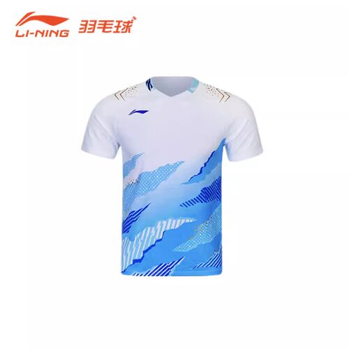 李宁羽毛球短袖速干吸汗大赛款