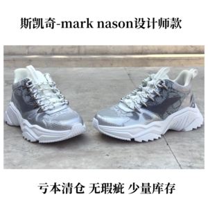 【亏本清仓】skechers斯凯奇女鞋高帮鞋潮鞋时装鞋小众厚底老爹鞋