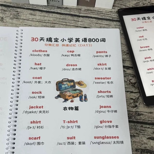 996打印版小学英语800词