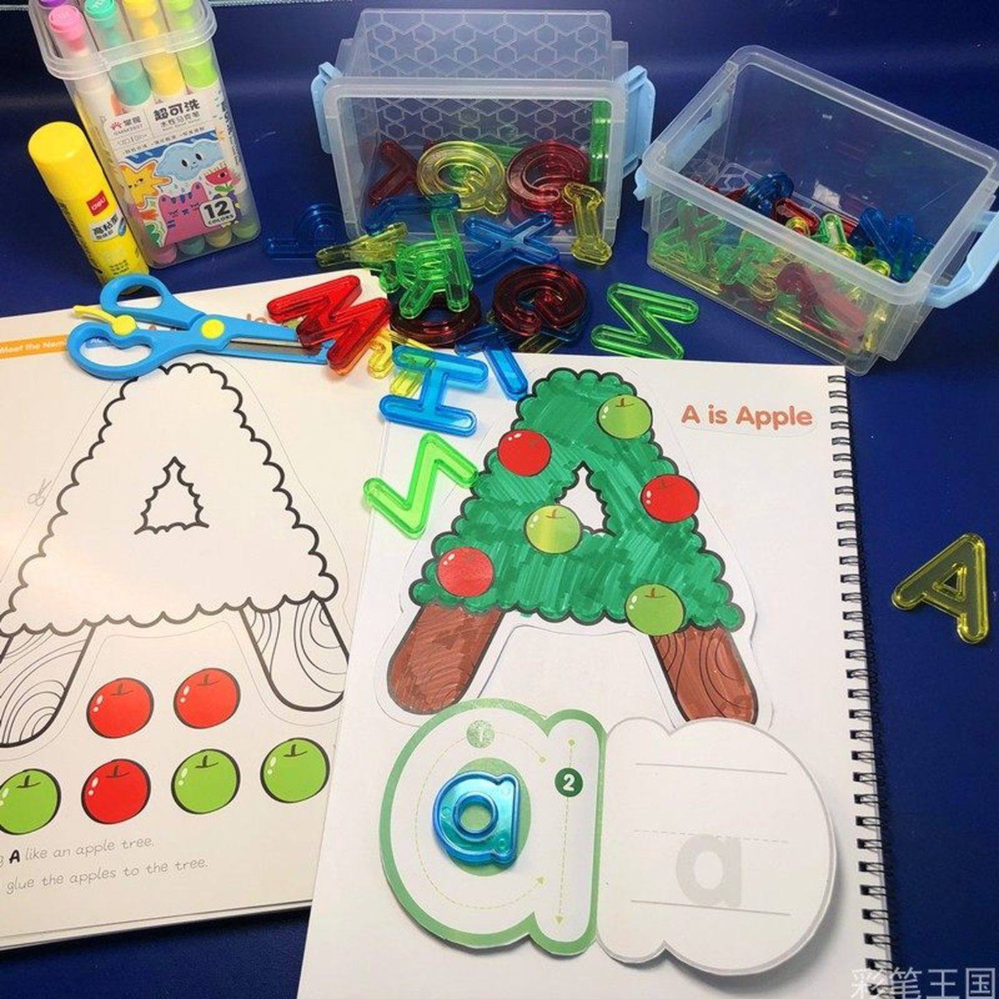 26个英文字母大小写剪纸涂色贴画笔顺描红卡片本早教启蒙益智闪卡,玩具/童车/益智/积木/模型,早教闪卡/潜能开发卡,淘宝优惠券,粉丝福利购,淘宝优惠卷