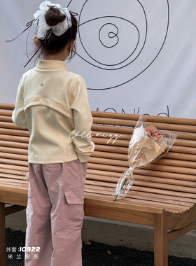 格格家2025新款修身短款外套miu家同款中大童女童10922