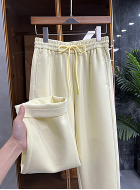 清仓不予退换！搭！松紧腰窄版休闲直筒卫裤女     29181~JS
