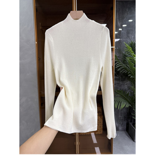 Q货！羊毛半高领针织打底衫