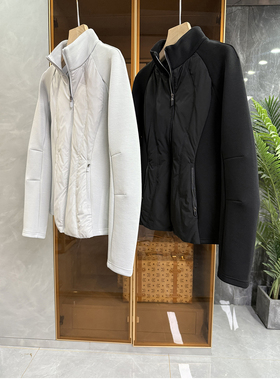 尖货！温暖小蛮腰！修身拼接白鸭绒羽绒服立领外套女   D15608~ME