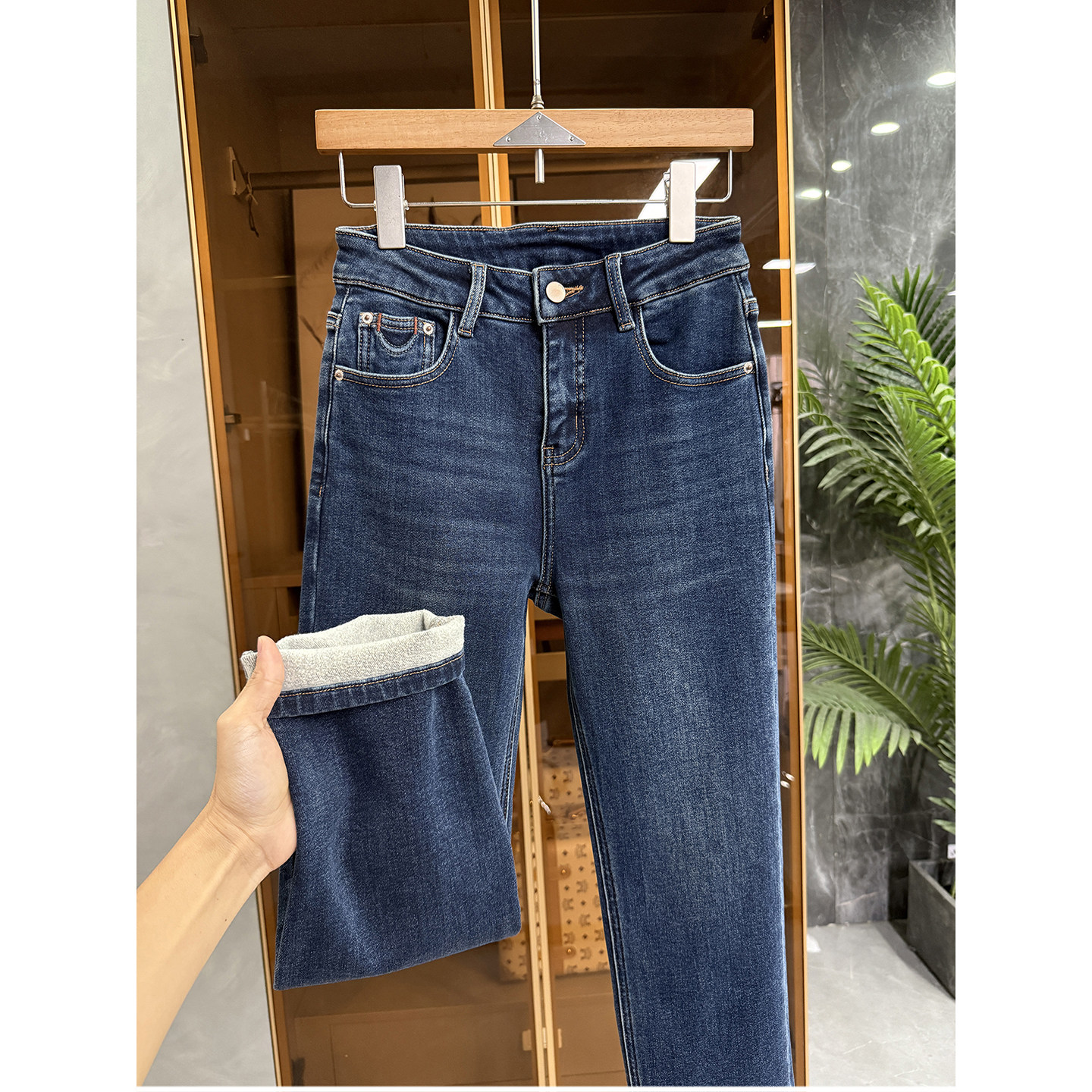 小个子收！动漫筷子腿！微弹薄绒牛仔九分小脚裤女    M030992~JS,女装/女士精品,牛仔裤,淘宝优惠券,粉丝福利购,淘宝优惠卷