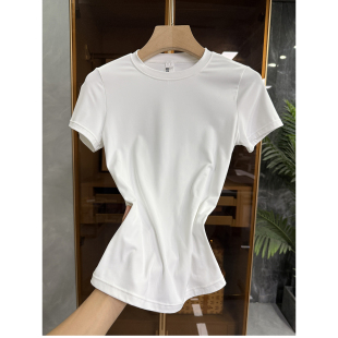 全shou都不过分 707CJ 修身 T恤女 速干圆领短袖 wu敌好穿