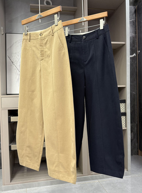 墙裂推荐！日常时髦！工装风中高腰休闲镰刀裤女   KZ25203~ZY