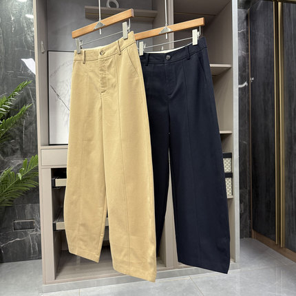 墙裂推荐！日常时髦！工装风中高腰休闲镰刀裤女   KZ25203~ZY