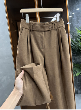 清仓不予退换#4！瘦！松紧腰锥形休闲萝卜裤女56811