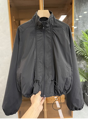 清仓不予退换！！宽松冲锋衣立领拉链短外套女M736688~JS