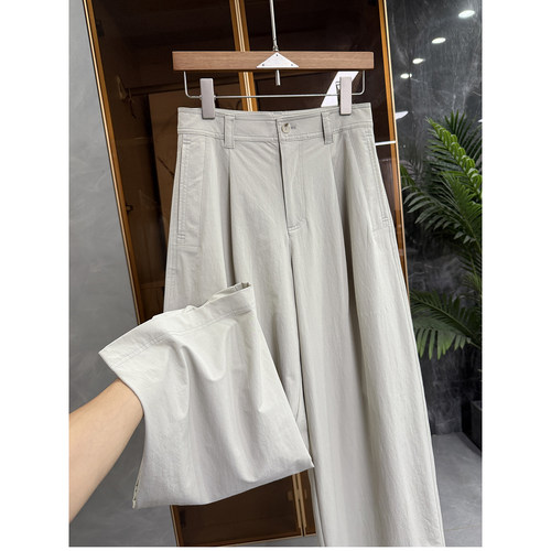 N货！莱赛尔高腰休闲阔腿裤