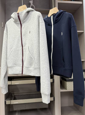 口碑大工厂！空气棉连帽拉链卫衣短外套女     M02304~ZY