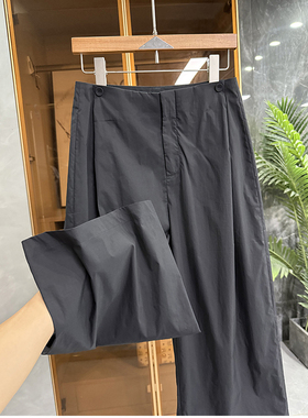 G上4K+！代厂柜款！中高腰休闲阔腿九分裤女    11072~JS