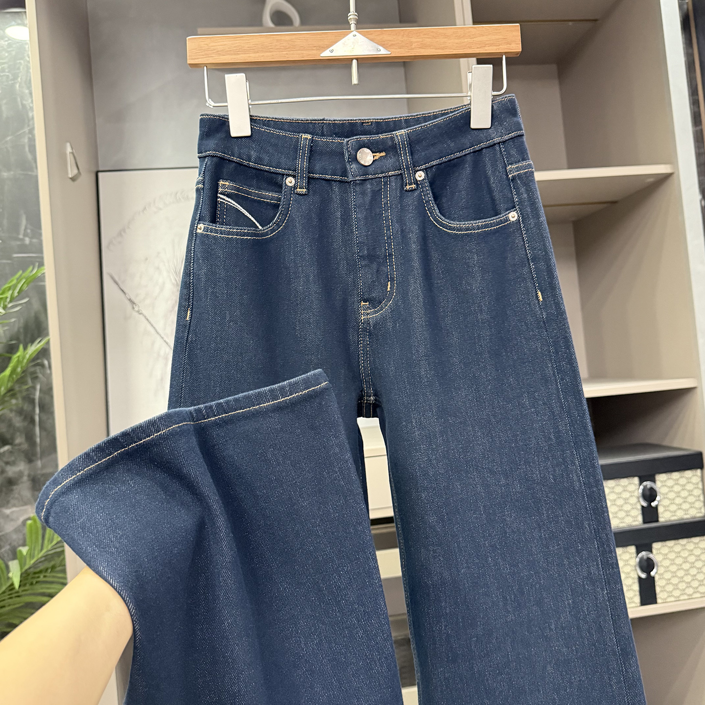 N货！微弹显瘦牛仔喇叭裤