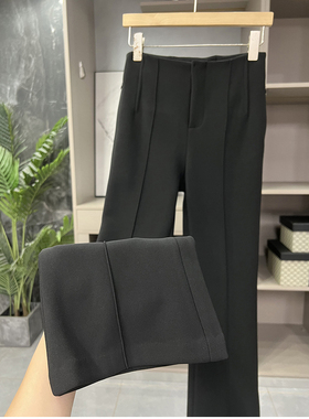 尖货！品质wu可挑剔！塑形提臀高腰薄绒休闲喇叭裤女    K371~ME