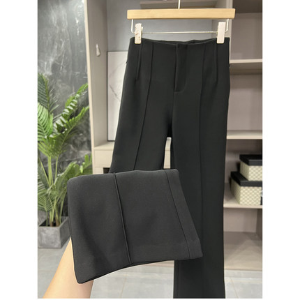 尖货！品质wu可挑剔！塑形提臀高腰薄绒休闲喇叭裤女    K371~ME