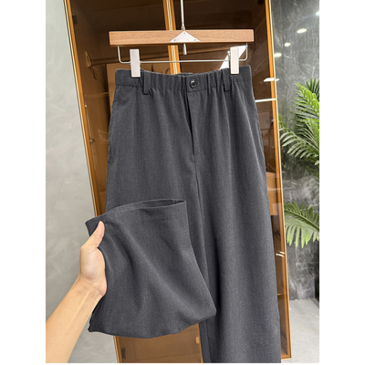 口碑工厂！松紧腰休闲镰刀裤