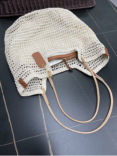 篙货！大容量防水手提包编织女包