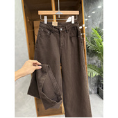 一穿就显瘦 中高腰牛仔直筒裤 女 自留推荐 2K070