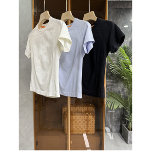 DX2206 显瘦秘籍 T恤女 运动短上衣健身瑜伽服短袖 修身