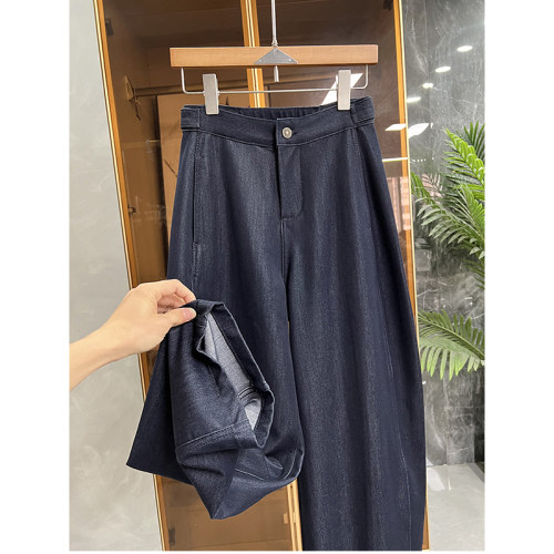 炸街单品！中高腰牛仔弯刀裤