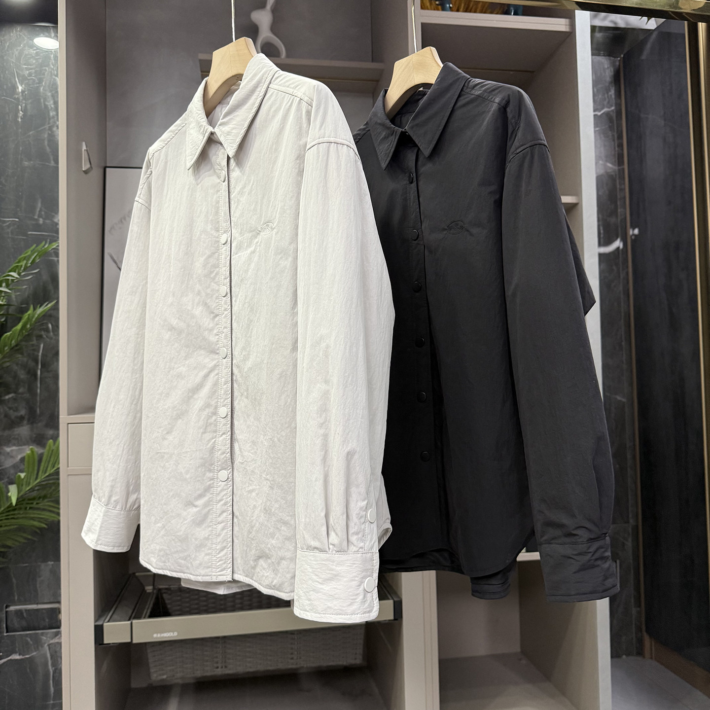 大N货!宽松棉服衬衫外套