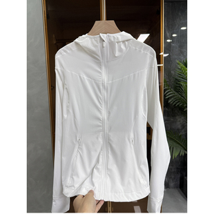 5282ZY 怒推 连帽外套女 冰丝防晒服修身 轻薄凉感不闷汗