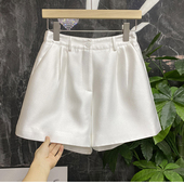 女202116 随便搭都好看 羊毛真丝休闲短裤